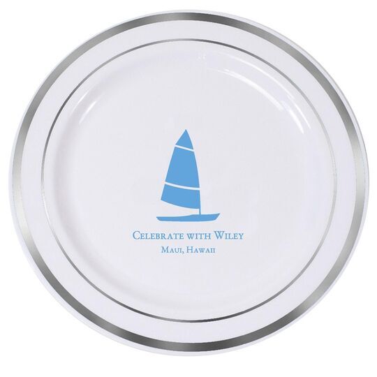 Windsurfer Premium Banded Plastic Plates